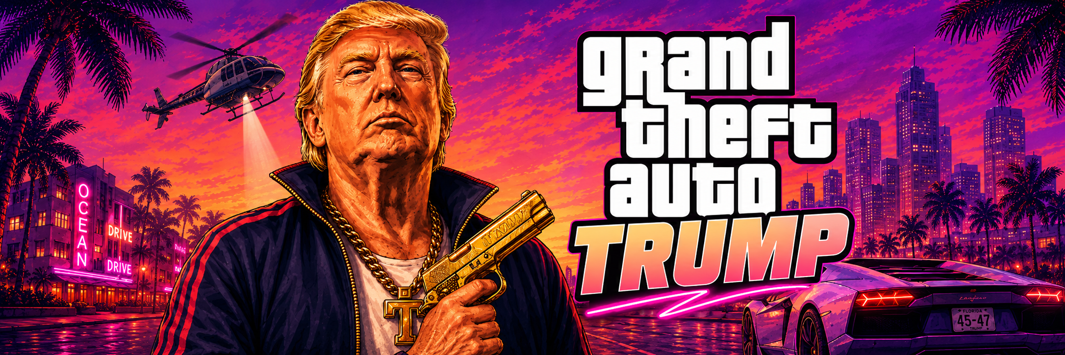 Trump GTA banner